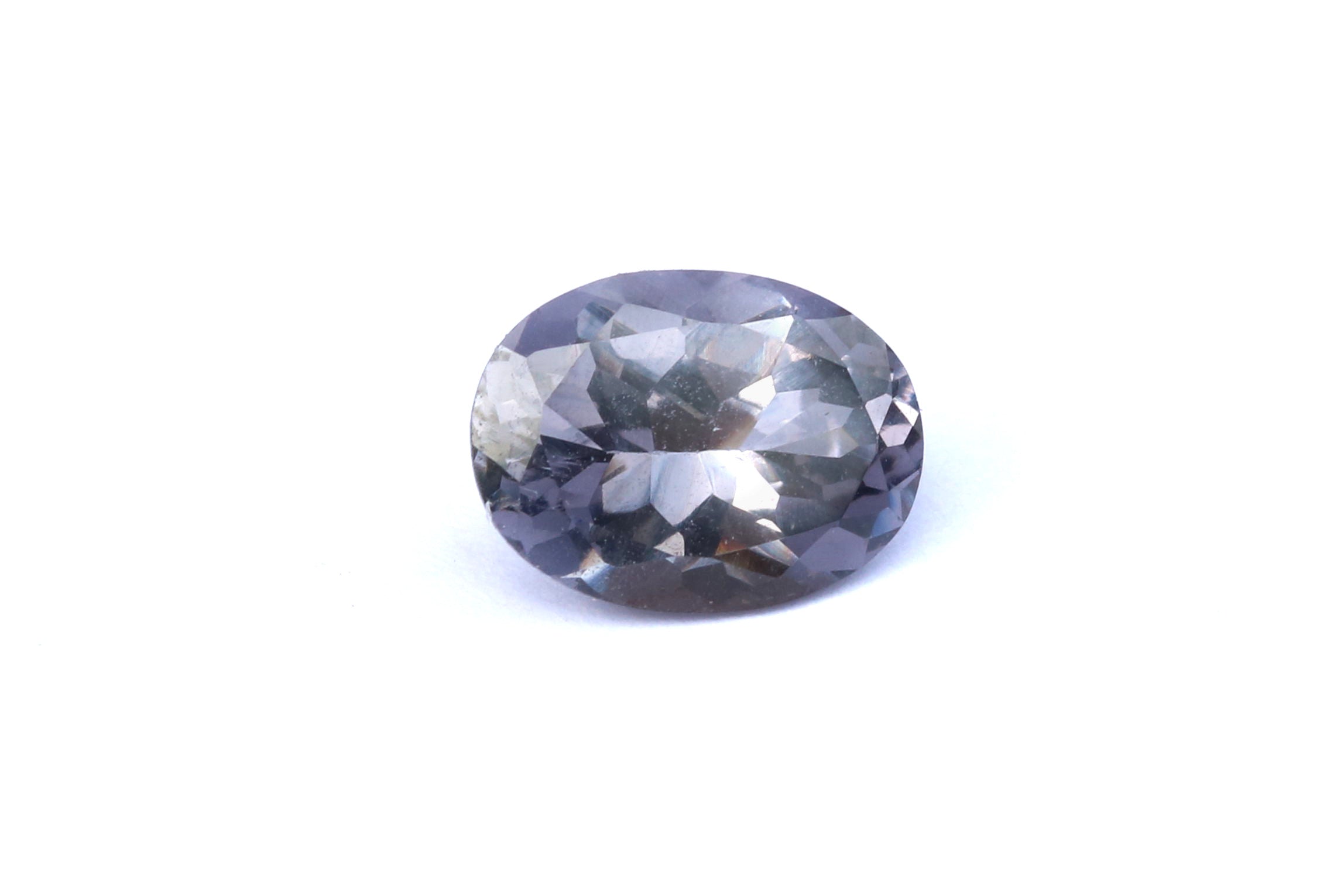 Grey Purple Spinel Oval, 8x6mm